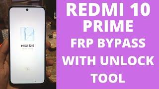 Redmi 10 prime frp bypass miui 12.5 | redmi 10 prime frp with pc unlock tool