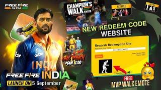 Free Fire India Kab Ayega Redeem Code Free Rewards|15 August| Free Fire New Event | Ff New Events
