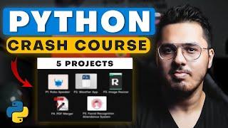 Python Crash Course in Hindi | 5 Python Projects | Complete Python Tutorial
