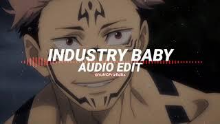 industry baby - lil nas x, jack harlow [edit audio]