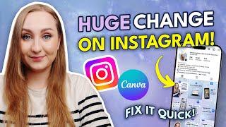 New Instagram Grid Update 2025  Do THIS to FIX it in Canva (Tutorial)