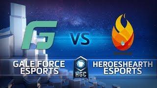 HGC 2018 NA - Phase 1 Week 6 - HeroesHearth Esports vs. Gale Force Esports - Game 4