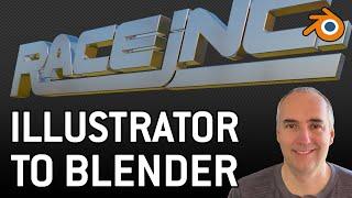 Conversion from Adobe Illustrator to Blender EP23
