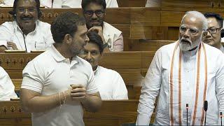 Rahul Gandhi Trolls PM Modi in Parliament | TV5 News