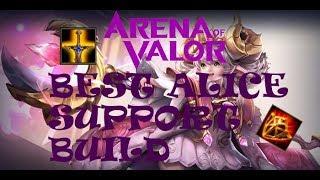 (AOV) BEST ALICE SUPPORT BUILD! Alice Support gameplay Arena Of Valor Nintendo Switch