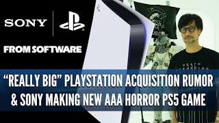 "Really Big" PlayStation Acquisition Rumor | Sony's New AAA Horror PS5 Game | Kojima Productions