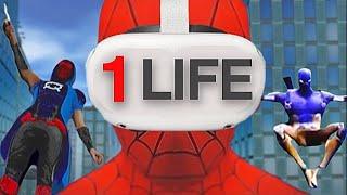 Spider Man in vr but I have 1 life!