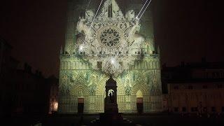 Yann Nguema / EZ3kiel - Mapping EVOLUTIONS @ Fêtes des lumières 2016 (Cathédrale StJean)