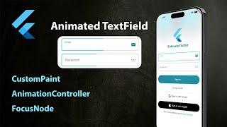 Flutter Animated TextField - CustomPaint tutorial