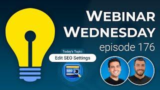 Where to Make SEO Changes on Your BD Website  Membership Tips - Webinar Wednesday 176