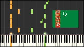 Turkmenistan National Anthem (Piano Tutorial)