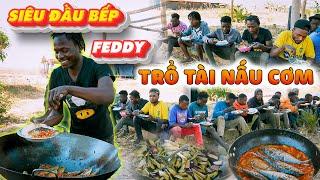 Siêu Đầu Bếp "Feddy" Lần Đầu Trổ Tài Nấu Cơm Cho Công Nhân " Quang Linh Farm" Và Cái Kết???