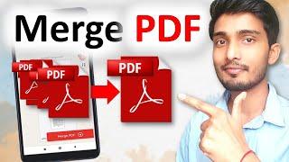 How to Merge pdf files into one | Combine PDF | Hindi