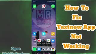 How to Fix TextNow App Not Working | Textnow App Not Opening Or Crashing Solutions