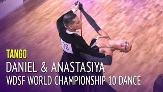 Tango = Daniel Rubashevsky & Anastasiya Rubashevsky = WDSF World Championship 10 Dance 2019