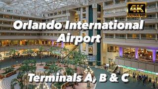 Orlando International Airport MCO Terminals A, B & C - Orlando, Florida | Walkthrough