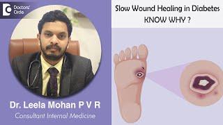 DIABETES AND SLOW WOUND HEALING. Is It Slow? Know Why? - Dr. Leela Mohan P V R | Doctors' Circle