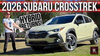 The 2026 Subaru Crosstrek Hybrid Brings Extra Power & Efficiency To A Very Popular SUV