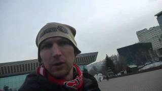 Outside Republic Palace in Almaty   Kazakhstan   Dec 2015