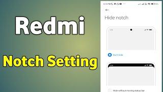 Notch Setting In Redmi Note 10 | Redmi Note 10 Notch Settings