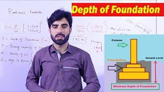 Depth of Foundation | How to Calculate Depth of Foundation | Formula to Find Depth of Foundation |