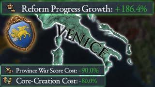 The STRONGEST Venice Run Possible?? (EU4 1.37)