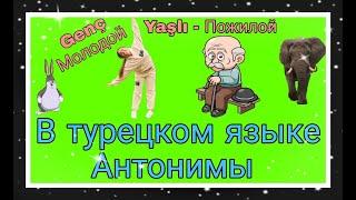 Урок 26. Антонимы на турецком языке ! Учим 50 слов :)