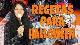 Recetas para halloween  | Sasha Karol