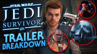 Star Wars Jedi: Survivor Looks AMAZING - Reveal Trailer FULL BREAKDOWN