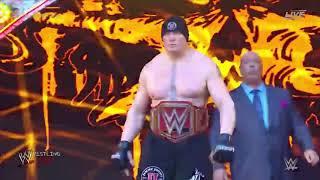 Brock Lesnar entrance at WrestleMania 34 as Universal Champion!!!!