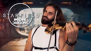 Starfield Song Imagine Dragons 'Children of the Sky' Violin Cover in Space #imaginedragonscover