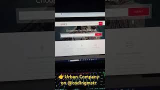 Download Urban Company Clone Source code from @codingmstr #business #startup