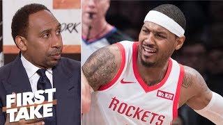 Carmelo Anthony should go to Lakers, Heat or just retire - Stephen A. | First Take