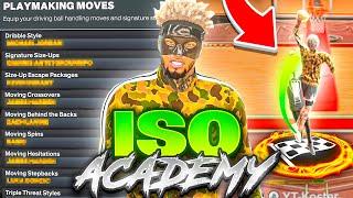 NBA 2k24 ISO ACADEMY! BEST ISO BUILDS! BEST JUMPSHOTS + DRIBBLE MOVES & DUNK PACKAGES!