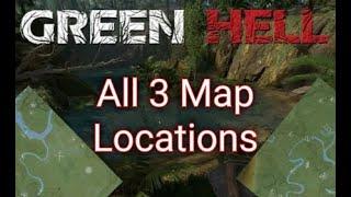 All 3 Map Locations | Green Hell