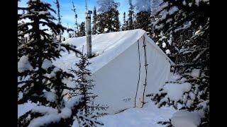 -34c Cold, Frigid and Freezing Wall Tent!!