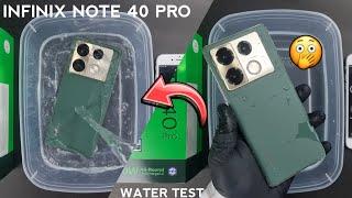 Infinix NOTE 40 Pro Water Test  | iP53 Water Test Of Infinix Note 40 Pro