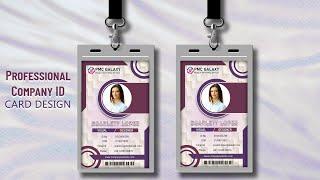 Professional Identity Card Design | Company ID Card Design | Badge ID Card Design | Adobe Photoshop