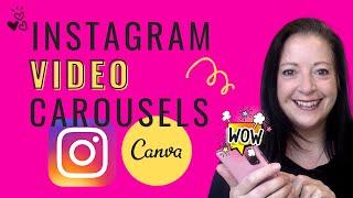 Create an Instagram Carousel Post in Canva - including VIDEO! 