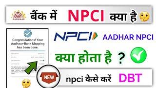 Npci kya hota hai, aadhar npci kya hai, npci link kaise karen?, Npci dbt Kya hota hai 2024