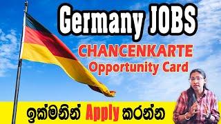 Work Permit එකක් නැතුව ජර්මනියේ රැකියාවකට යන්න  | Germany Opportunity Card එකට Apply කරන විදිය