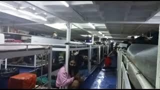 Mencekam !! Suasana di dalam kapal Barcelona saat hadapi Badai Ekstrim menuju Manado.