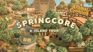 Aesthetic Springcore Island with STUNNING Waterscaping // Animal Crossing New Horizons