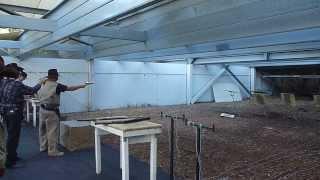 'Scalped' shooting Black Powder at the Gold Coast Pistol Club.Australia.Queensland.