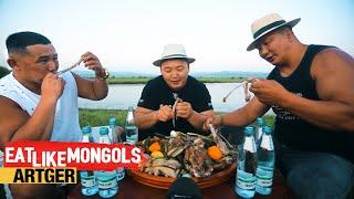 Mighty Mutton Feast for Mighty Mongolian Wrestlers | Eat Like Mongols