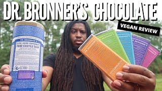 NEW Dr. Bronner’s VEGAN Chocolate Review | Trying chocolate bars from a soap company?! | vlog