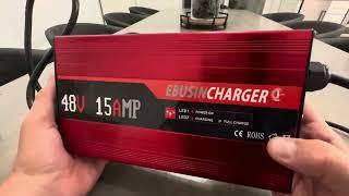 Ebusin 48 Volt Golf Cart Battery Charger for Club Car 3Pin Review