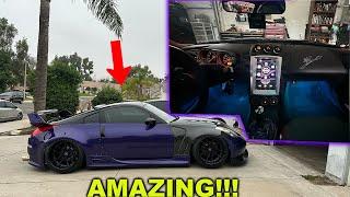 I GAVE my CHEAP 350z a SUPERCAR INTERIOR and it Looks Incredible!!!