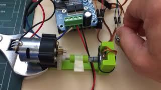 Arduino Servo DC Motor with Potentiometer