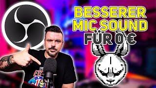  OBS Mikrofon Sound einstellen für Twitch | 3 TOP FREE VST Plugins OBS | USB|XLR|3.5mm